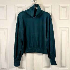 1. State Velour Mock Neck Sweater